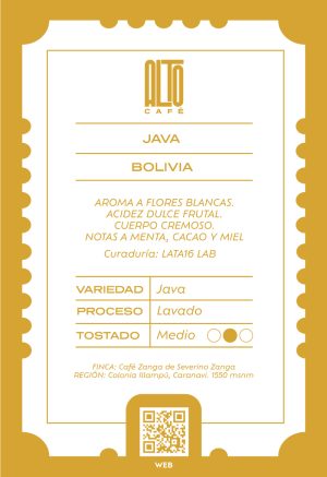 JAVA LAVADO 250 gr.